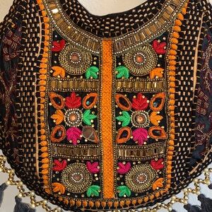 Embroidered Multicolor Boho Bag